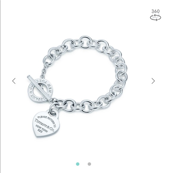 Tiffany & co heart tag bracelet